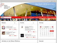 Tablet Screenshot of messe-offenburg.de